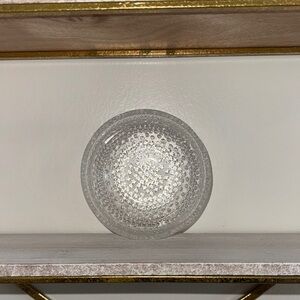Elegant Clear Glass Decorative Bowl